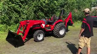 Mahindra 1626 Tractor Loader Backhoe  Walkthru [upl. by Norval]