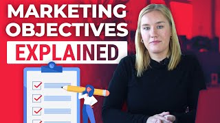 Marketing Objectives Explained  10 Examples [upl. by Anale260]