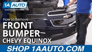 How to Remove Front Bumper 1017 Chevy Equinox [upl. by Frans616]