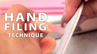 DIY Nail Workshop  Hand Filing Technique [upl. by Geoff815]