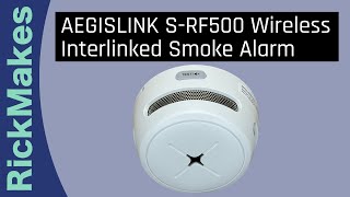 AEGISLINK SRF500 Wireless Interlinked Smoke Alarm [upl. by Dinse941]