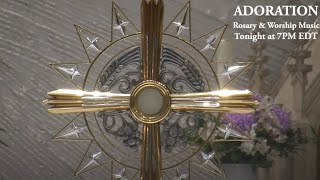 LIVE Adoration of the Blessed Sacrament [upl. by Lekcim]