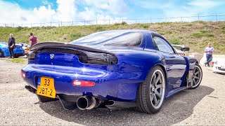 Mazda RX7 Bridgeport 13B Single Turbo 2Rotor Lovely BrapBrap Sound [upl. by Mafala519]