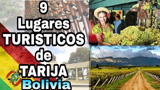 9 lugares TURISTICOS de TARIJA  Bolivia [upl. by Henson]