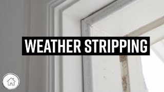 DIY How to install weather stripping  Exterior Door Installation [upl. by Liu]