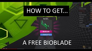 how to get a FREE GODLY BIOBLADE  Roblox MM2 [upl. by Doty]