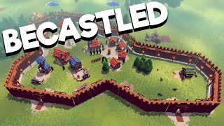 Becastled PC  Sandbox Castle Building Defense [upl. by Cilo]