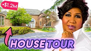 Aretha Franklin  House Tour  IN MEMORY  Her 2 Detroit Mansions [upl. by Hayott534]