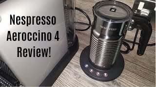 Nespresso Aeroccino 4 Milk Frother Review  Worth upgrading from the Aeroccino 3 [upl. by Bolger]