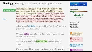 Get started using Hemingway App [upl. by Vlada]