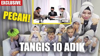 PECAH TANGIS ADIK ADIK MELEPAS ATTA HALILINTAR SAAT AKAD NIKAH TANPA KEHADIRAN KELUARGA TERCINTA [upl. by Ahsha164]