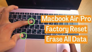 Any Macbook Factory Reset And Wipe Easily 2024 [upl. by Ahsatin]