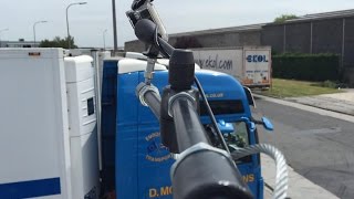 Migrant Crisis At Calais Live Coverage Inside Lorry Cab [upl. by Ingaberg]