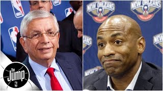 David Stern roasts Pelicans GM Lousy at his job might lose Anthony Davis  The Jump [upl. by O'Malley]