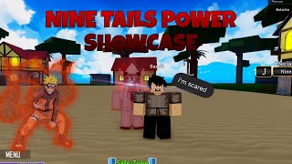 Nine Tails Power Showcase  Anime Spirits 🦊💪 [upl. by Spevek]