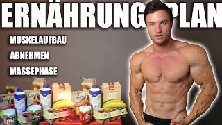 ERNÄHRUNG  So erreichst du deinen Traumkörper   Ernährungsplan und Supplements [upl. by Schlessel]