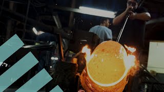 How Its Made MouthBlown Glass [upl. by Liuka]