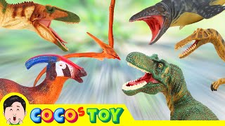 Dino family story Full version 15ㅣDinosaur cartoons for children dinosaurs storiesㅣCoCosToy [upl. by Weismann]