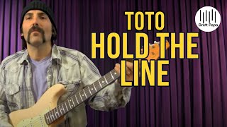 Toto  Hold The Line  Guitar Lesson  How To Play [upl. by Ydniw]