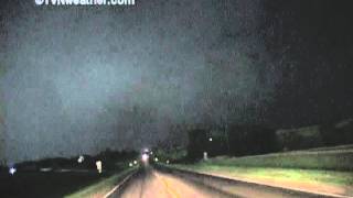 Largest tornado ever recorded 25 miles wide Hallam Nebraska 2004 [upl. by Gaw]