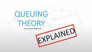 Queuing Theory Tutorial  QueuesLines Characteristics Kendall Notation MM1 Queues [upl. by Dnomyar644]