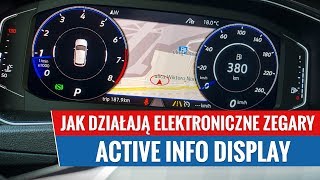 Active Info Display  jak działają elektroniczne zegary w VW [upl. by Rehtaeh]