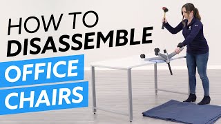 How To Disassemble Office Chairs [upl. by Carboni]