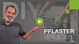 Pflastersteine verlegen  DO IT YOURSELFAnleitung [upl. by Eicyac]