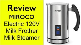 Review Miroco Milk Frother  How to make froth milk at home [upl. by Skill]