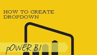 1 Slicer Dropdown  How to create dropdown in PowerBi [upl. by Brendin624]