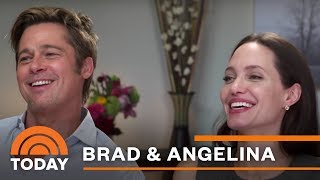 Angelina Jolie Brad Pitt Discuss Marriage New Film Cancer Fight  TODAY [upl. by Bonaparte]