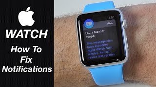 Apple Watch  How To Fix Mail amp Message Notifications [upl. by Chadbourne513]