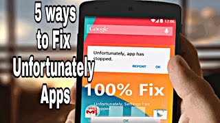 Top 5 Ways to Fix unfortunately app has stopped  Tagalog tutorial tips [upl. by Sofie54]