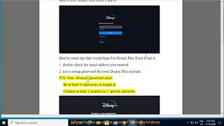 Fix Disney Plus Error Code 6 [upl. by Aralc]