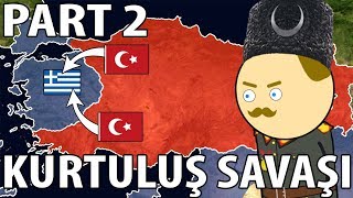 Kurtuluş Savaşı  Part 2  Harita Üzerinde Hızlı Anlatım [upl. by Annabel153]