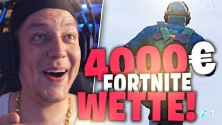 Wer überlebt am längsten 4000 Euro Wette in Fortnite  SpontanaBlack [upl. by Yecaw]