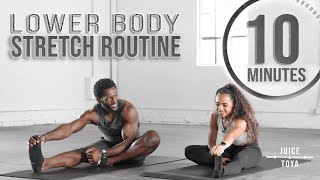 10 Minute Lower Body Stretch Routine For Tight Hamstrings amp Hip Flexors [upl. by Proulx]