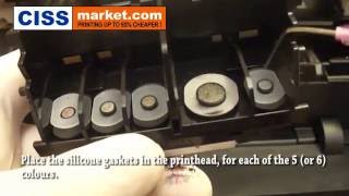 Canon Pixma MG5450 and MG6350 CISS Installation Tutorial  CISSmarket [upl. by Oloapnaig]