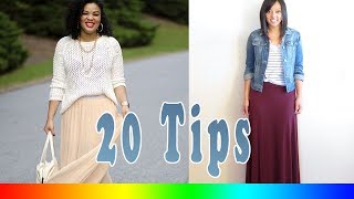 20 Style Tips On How To Wear A Maxi Skirt For Any Season [upl. by Diana]