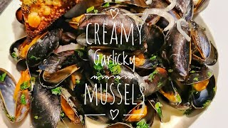 Delicious Mussels in Creamy White Wine Sauce Recipe [upl. by Autrey]