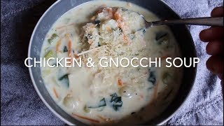 Chicken Gnocchi Soup  Olive Garden Copycat Recipe [upl. by Naimaj]