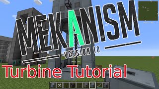 Minecraft Mekanism Turbine Tutorial [upl. by Ayal]