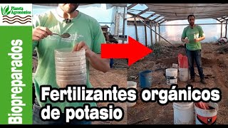 FERTILIZANTES ORGÁNICOS 🍌🍌 de POTASIO para la huerta AGROECOLÓGICA [upl. by Ares]