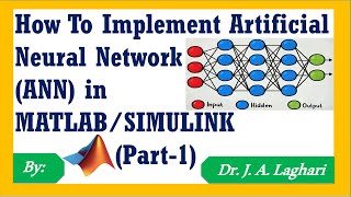 How To Implement Artificial Neural Network ANN in MATLABSIMULINK  Part1  Dr J A Laghari [upl. by Islehc]