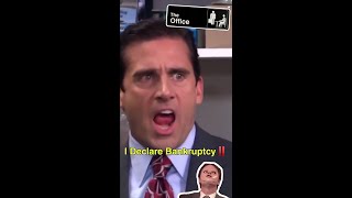 I Declare Bankruptcy  The Office US Scene  Shorts [upl. by Souza]