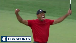 Tiger Woods wins the 2019 Masters  Golf  CBS Sports [upl. by Anomahs952]