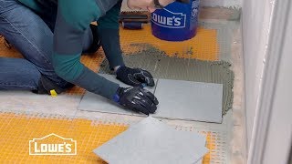 How To Tile a Bathroom Floor [upl. by Heron]