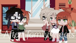 Afton family meets Claras familyPart 1Gacha clubWilliam x ClaraMicheal x EnnardAftons family [upl. by Tonye325]