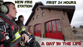 First 24 Hours in a New Fire Station  A Day in the Life [upl. by Ahsel]