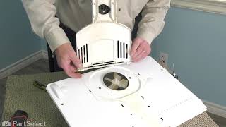 Frigidaire Refrigerator Repair  How to Replace the Evaporator Fan Motor [upl. by Eppilihp465]